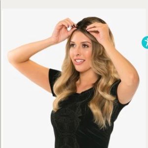 Lightest blonde Halo Couture Fall.